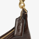 Coach Dark Brown/Maple Glossy Leather Juliet 25 Shoulder Bag