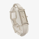 Gucci 1500L Rectangular Stainless Steel Watch