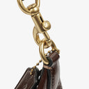 Coach Dark Brown/Maple Glossy Leather Juliet 25 Shoulder Bag