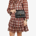 Chanel Small Classic Single Flap Bag Black Quilted Lambskin With 24K Gold-Plated Hardware