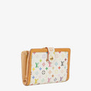 Louis Vuitton White Monogram Multicolor French Purse Wallet