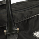 Prada Black Nylon Viaggio Nero Leather Travel Bag