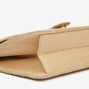 Chanel Classic Single Flap Bag Beige Quilted Lambskin With 24K Gold-Plated Hardware