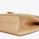 Chanel Classic Single Flap Bag Beige Quilted Lambskin With 24K Gold-Plated Hardware