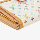 Louis Vuitton White Monogram Multicolor French Purse Wallet