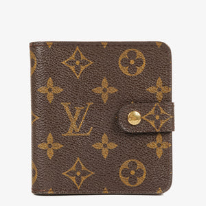 Louis Vuitton Monogram Canvas Compact Zip Wallet&nbsp;