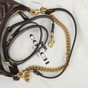 Coach Dark Brown/Maple Glossy Leather Juliet 25 Shoulder Bag
