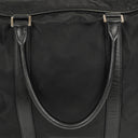 Prada Black Nylon Viaggio Nero Leather Travel Bag