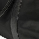 Prada Black Nylon Viaggio Nero Leather Travel Bag