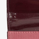 Chanel Burgundy Patent Leather Chocolate Bar East West Shoulder Bag