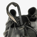 Miu Miu Mini Bucket Black Leather Shoulder Bag