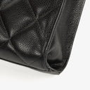 Chanel CC Maxi Logo Black Caviar Leather Briefcase
