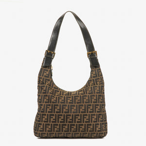 Fendi Zucca Hobo Shoulder Bag