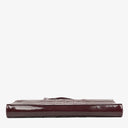 Chanel Burgundy Patent Leather Chocolate Bar East West Shoulder Bag
