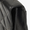 Chanel CC Maxi Logo Black Caviar Leather Briefcase