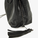 Miu Miu Mini Bucket Black Leather Shoulder Bag