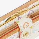 Louis Vuitton White Monogram Multicolor French Purse Wallet