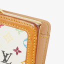 Louis Vuitton White Monogram Multicolor French Purse Wallet
