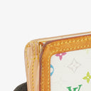 Louis Vuitton White Monogram Multicolor French Purse Wallet