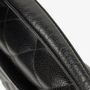 Chanel CC Maxi Logo Black Caviar Leather Briefcase