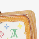 Louis Vuitton White Monogram Multicolor French Purse Wallet