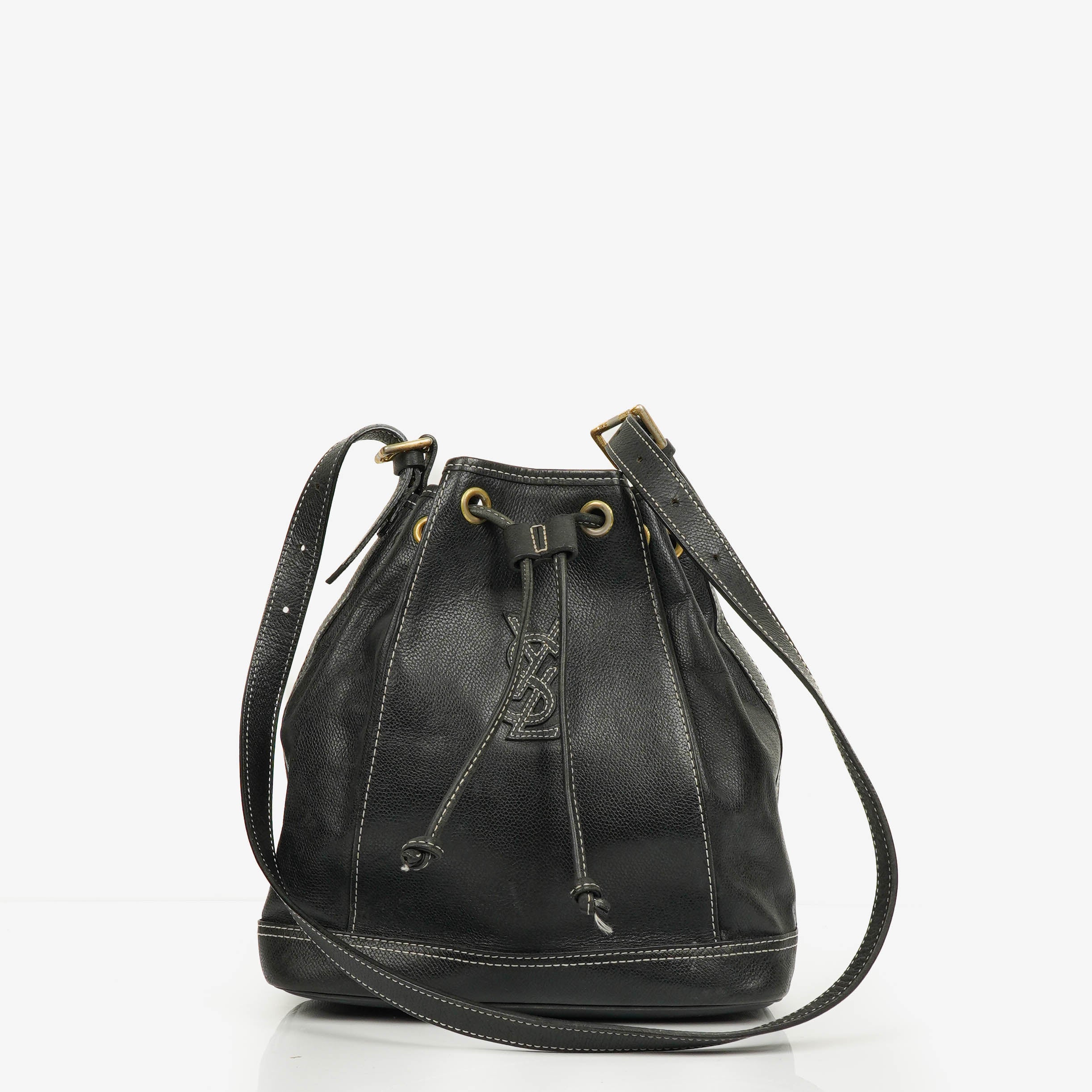 Yves Saint Laurent Kordelzug Bucket Bag