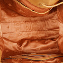 MCM Cognac Visetos Drawstring Tote Bag