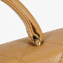 Chanel Caviar Quilted Beige Jumbo Kelly Flap Bag
