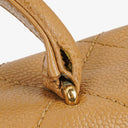 Chanel Caviar Quilted Beige Jumbo Kelly Flap Bag