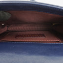 Chanel Marineblau gesteppter Lammleder mit Nieten Boy Brick Flap Tasche