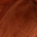 MCM Cognac Visetos Drawstring Tote Bag