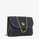 Dior Trotter Chain Navy Shoulder Bag