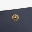 Chanel Marineblau gesteppter Lammleder mit Nieten Boy Brick Flap Tasche