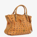 MCM Cognac Visetos Drawstring Tote Bag