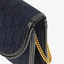 Dior Trotter Chain Navy Shoulder Bag