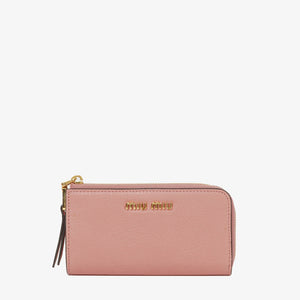 Miu Miu Madras Rosa N Leather Key Chain