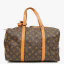 Louis Vuitton Sac Souple 35 Monogram Canvas Travel Bag