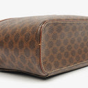 Celine Brown Macadam Vanity Handbag