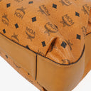 MCM Cognac Visetos Drawstring Tote Bag