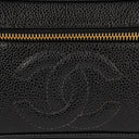 Chanel Black Caviar Leather Vanity Case