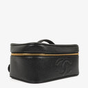 Chanel Black Caviar Leather Vanity Case
