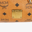 MCM Cognac Visetos Drawstring Tote Bag