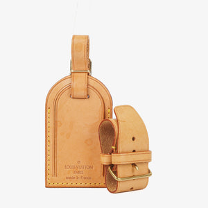 Louis Vuitton Leather Name Tag And Handles Holder
