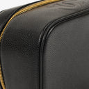 Chanel Black Caviar Leather Vanity Case
