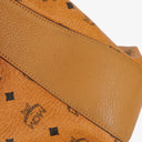 MCM Cognac Visetos Drawstring Tote Bag