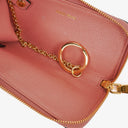 Miu Miu Madras Rosa N Leather Key Chain