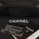 Chanel Black Caviar Leather Vanity Case