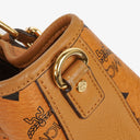 MCM Cognac Visetos Drawstring Tote Bag
