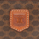 Celine Brown Macadam Vanity Handbag