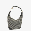 Gucci GG Canvas Handle Ring Hobo Bag